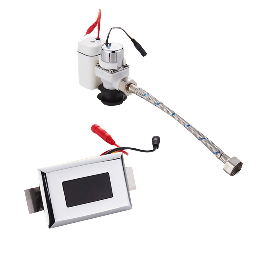 Automatic Ceramic integrated standing Urinals Sensor Flusher Flush Valve