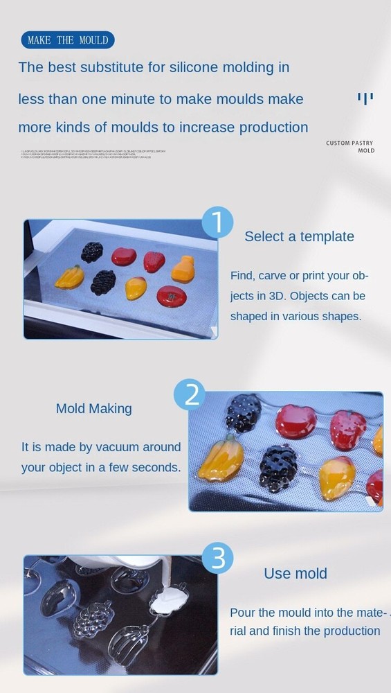 Manual Plastic Vacuum Forming Machine Small Blister Vacuum Forming Machine