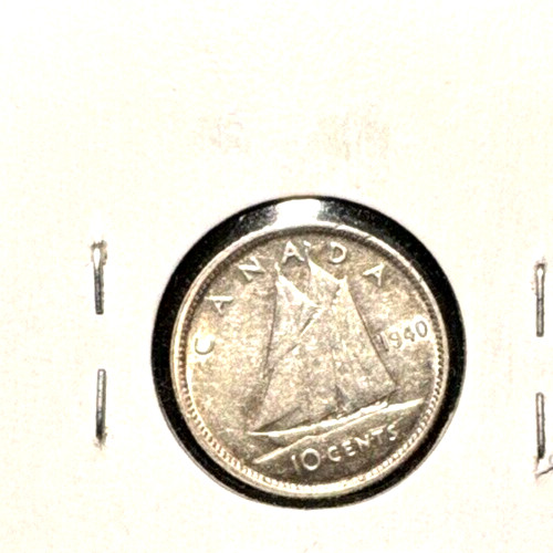 Canada 1940 ten cents KM 34 AU