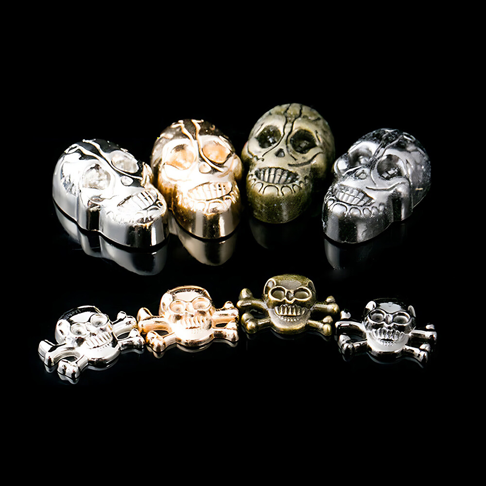 Punk Spike Skull Head Stud Rivets Screw Decorative Rivets for Leather Crafts DIY
