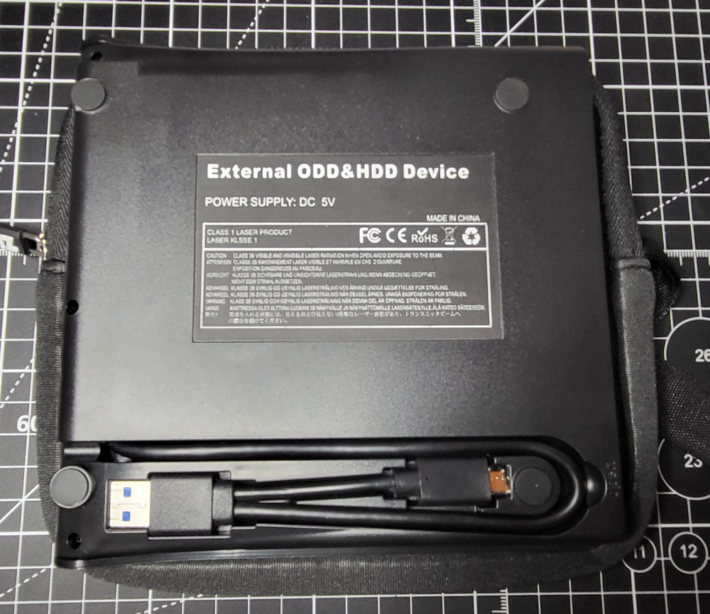 New Ziweo CD/DVD External PC reader for (Windows, Linux, & Mac OS systems)