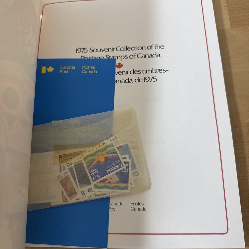 1975 Canada Post Yearbook Annual Official Stamp Issues - COMPLETE Set
