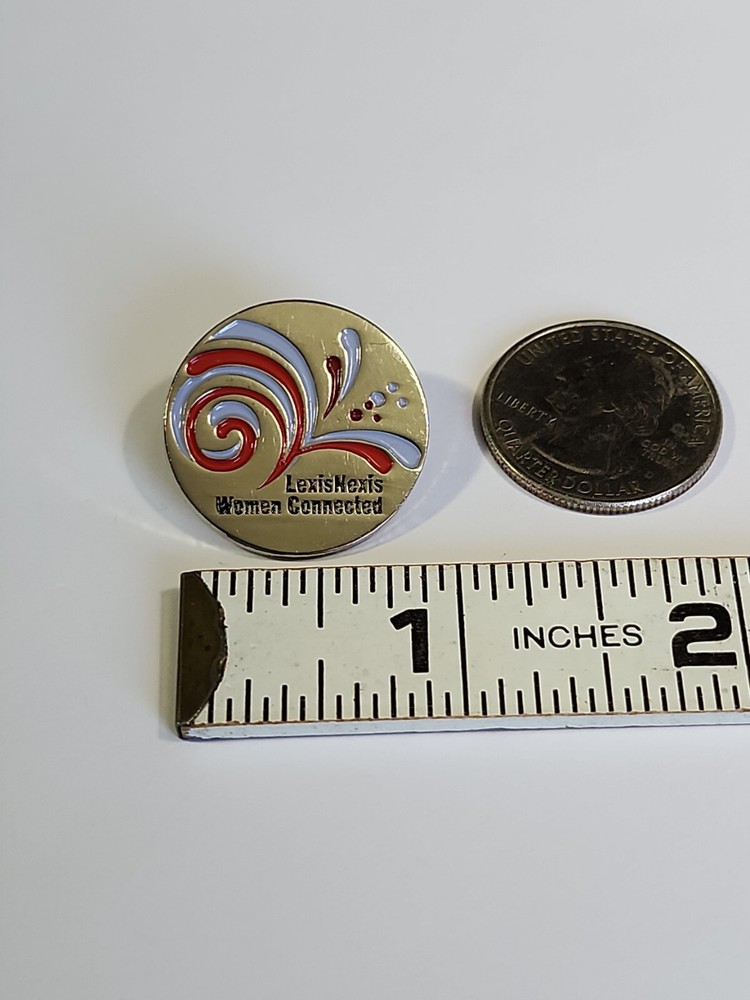 LexisNexis Women Connected Lapel Pin Risk Solutions Group Inclusion & Diversity