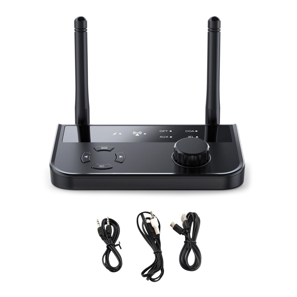 1* Bluetooth 5.3 Receiver With two way interface supports plug and play