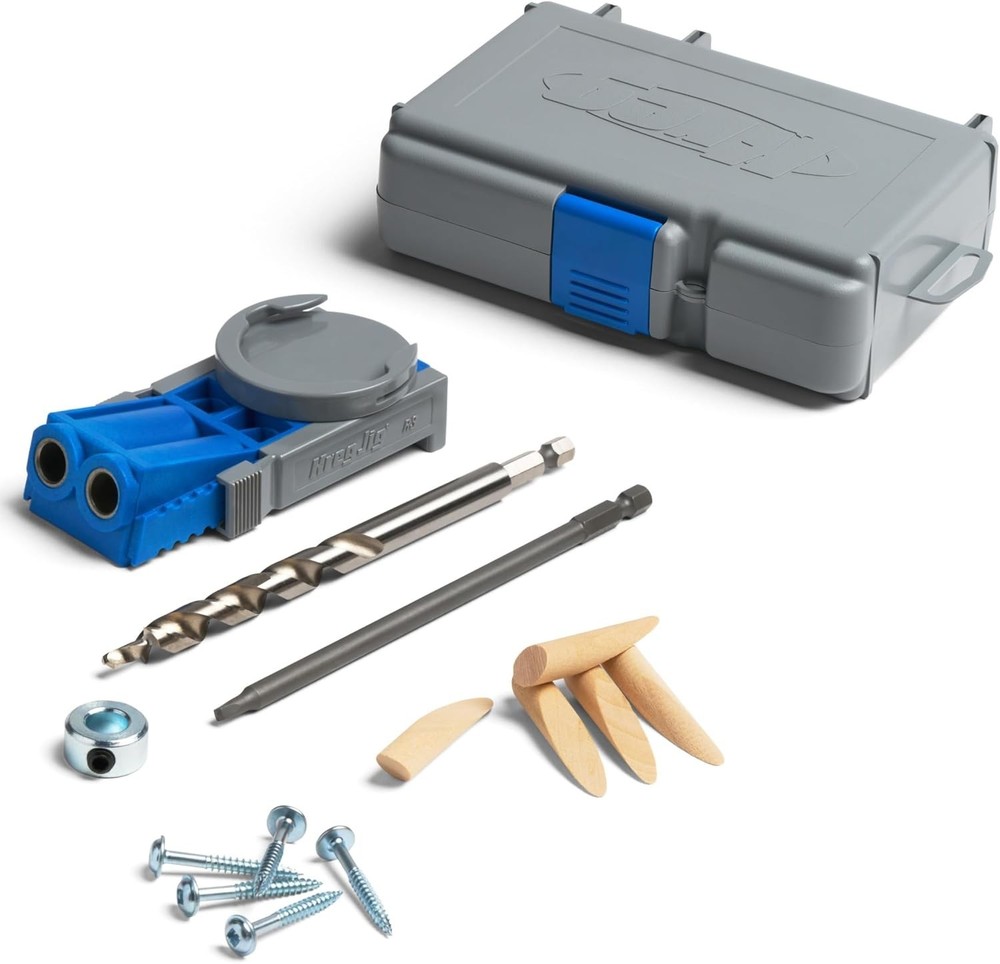 Efficient Pocket-Hole Jig for Creating Angled Joints with Plastic Construction