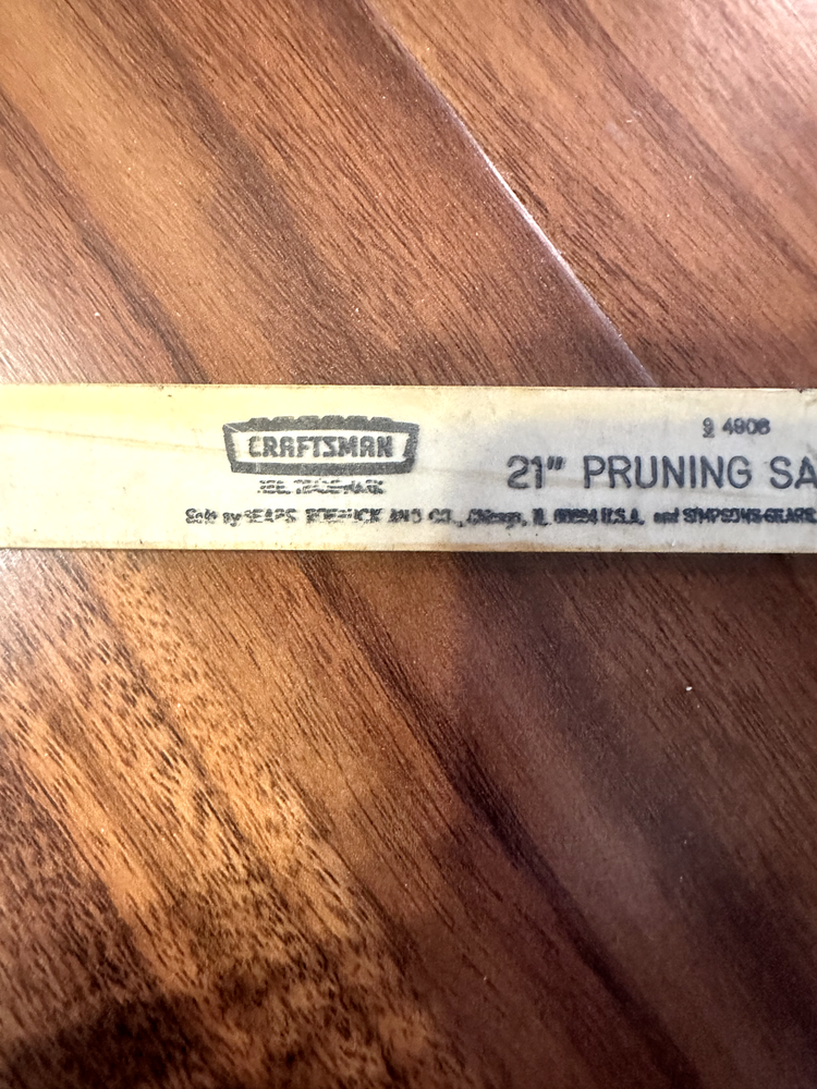Craftsman 21" Pruning Saw Blade