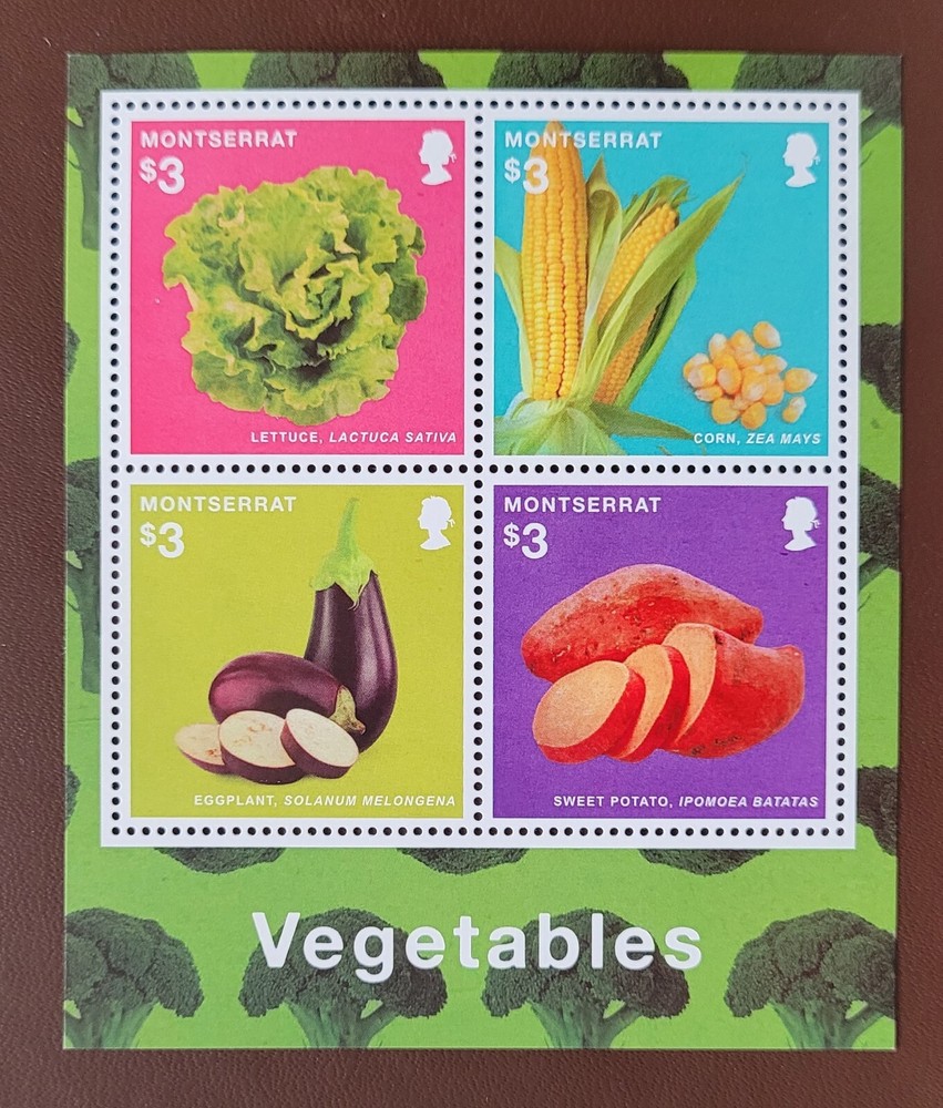 Montserrat 2014 / Vegetables   / 4v ms