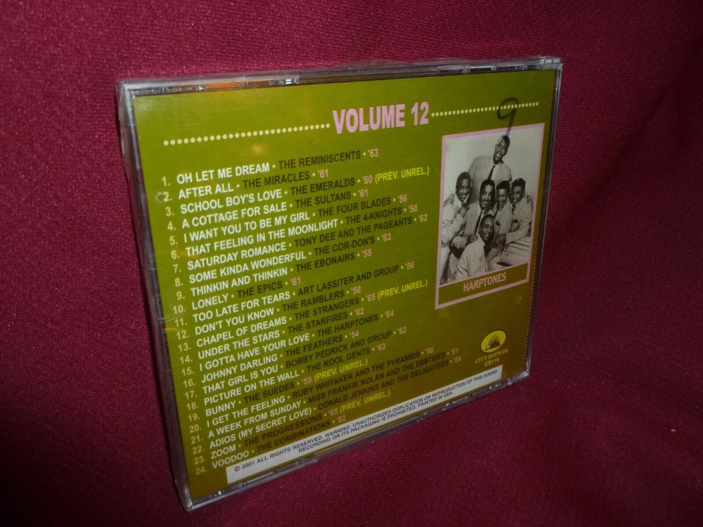 Rare And Unreleased Vol. 12 Group Harmony Gems Mint SEALED CD