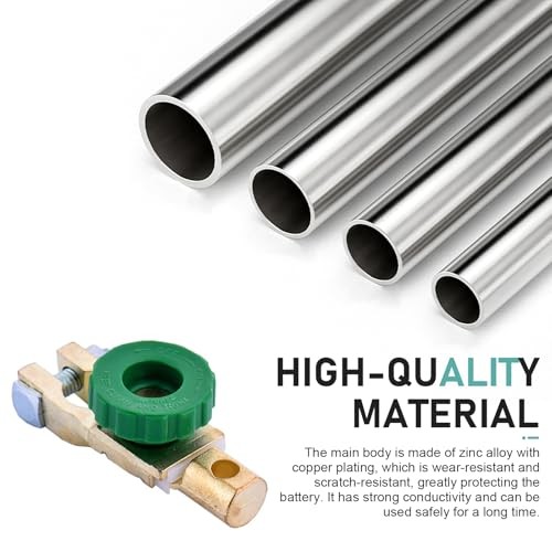 Battery Disconnect Switch, Quick Disconnect Battery Cut Off Switch, 2 PCS Green