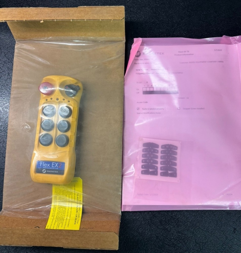 Magnetek  FLEX EX 2 Transmitter Crane Radio Remote Control FLEX 6EX2 G1  NEW
