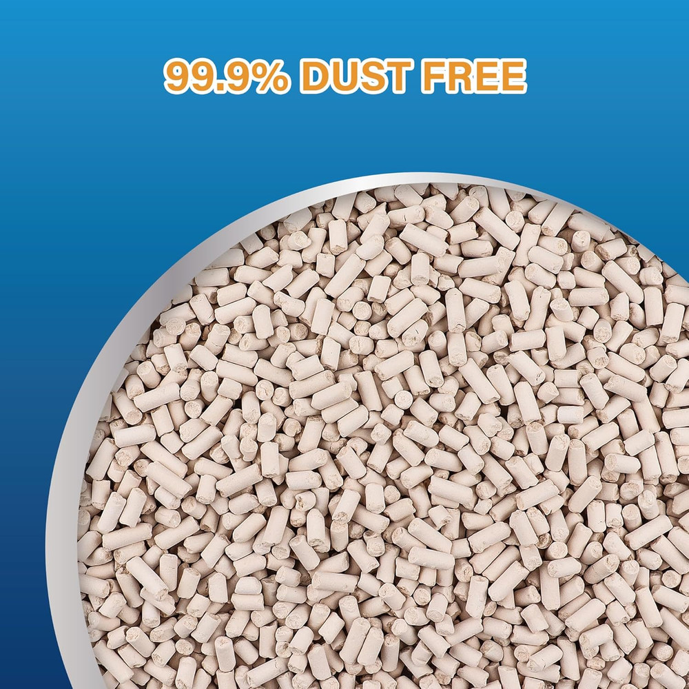 Cat Litter Pellets, Zeolite, Non-Clumping, 14 Lbs Pack