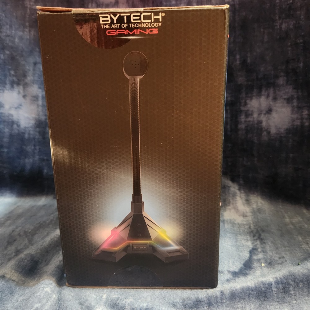Gaming Microphone With Color Changing LED Backlight. BYTECH mulitcolor