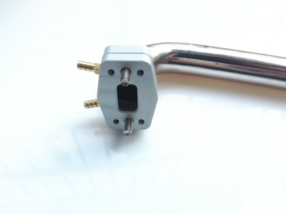 100 degree header and flange for marine engine RC boat 235