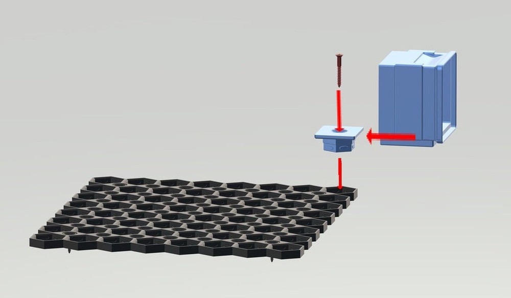 Modular Tool Storage System - Wall Mount Pegboard Organizer for Workshop Garage