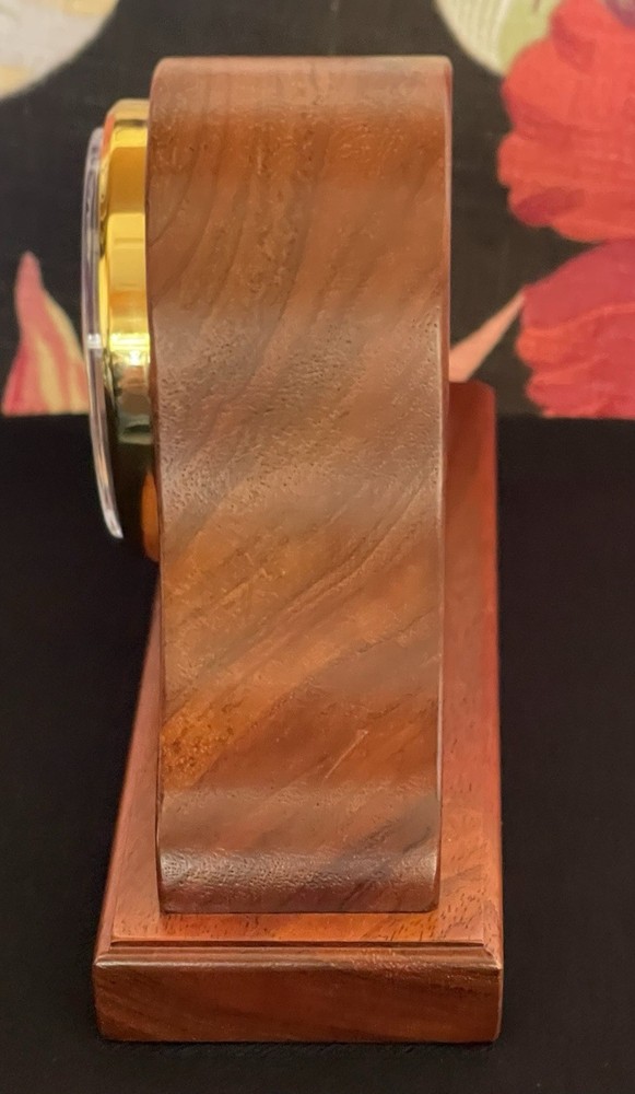 Martin & MacArthur Hawaii Koa Wood Mantle Clock