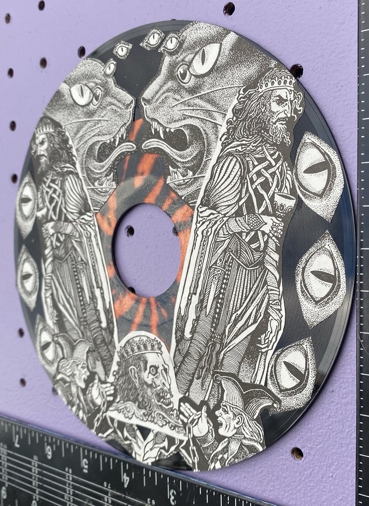 Original Art- EAP - Collage On 45 Record