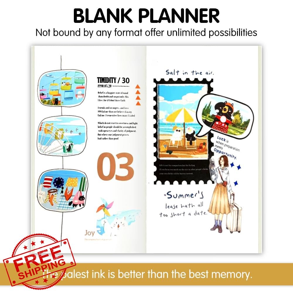 Pocket Planner Notebook Insert, 30 Sheets, 8.25"x4.25"