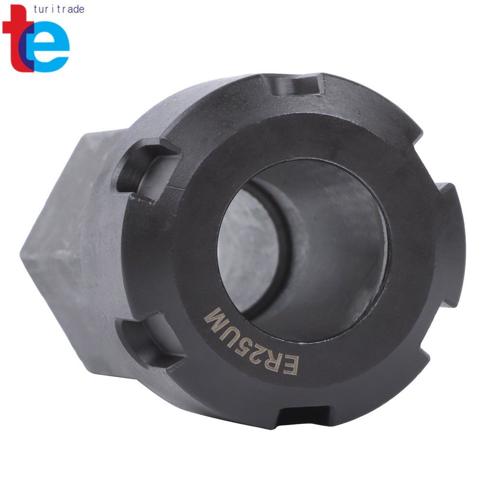 ER-25 Hex & Square Collet Blocks with Hardened Steel Construction