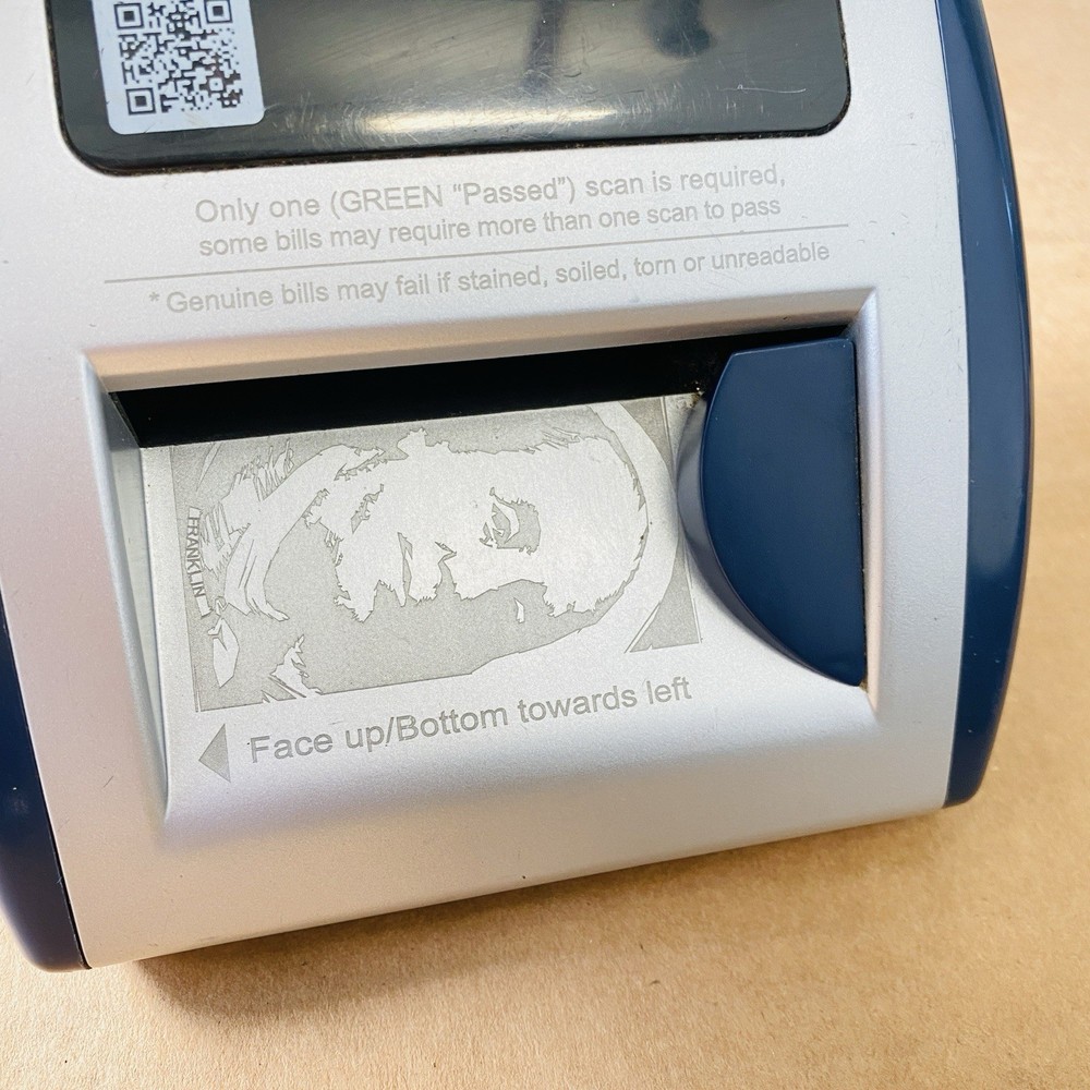 AccuBANKER ISA D450 Counterfeit Bill Detector w 5-Point Detection Methods TESTED