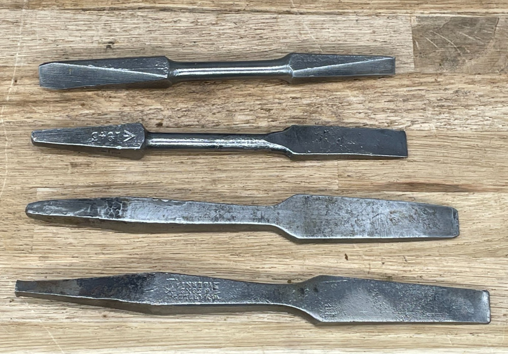 4 Vintage Screwdriver Auger Bits Carpenter Woodworking Tool