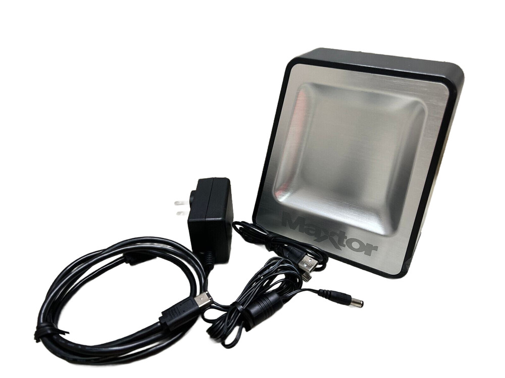 Maxtor OneTouch 4Plus 750GB USB External Hard Drive w /AC Adapter & Cable