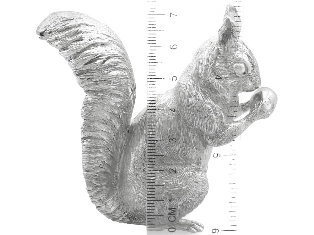 Sterling Silver Model of a Squirrel