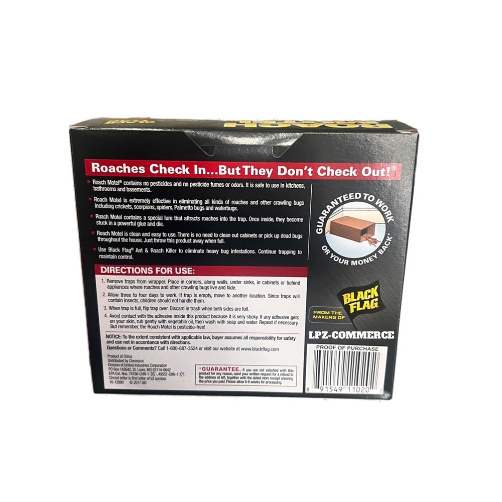 Roach Motel Traps, 2-Count, 1-Pack