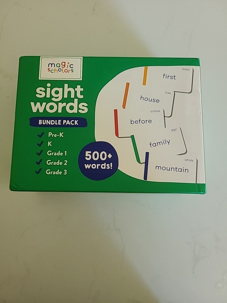 Magic Scholars Sight Words Bundle Pack Pre-K Through Grade 3
