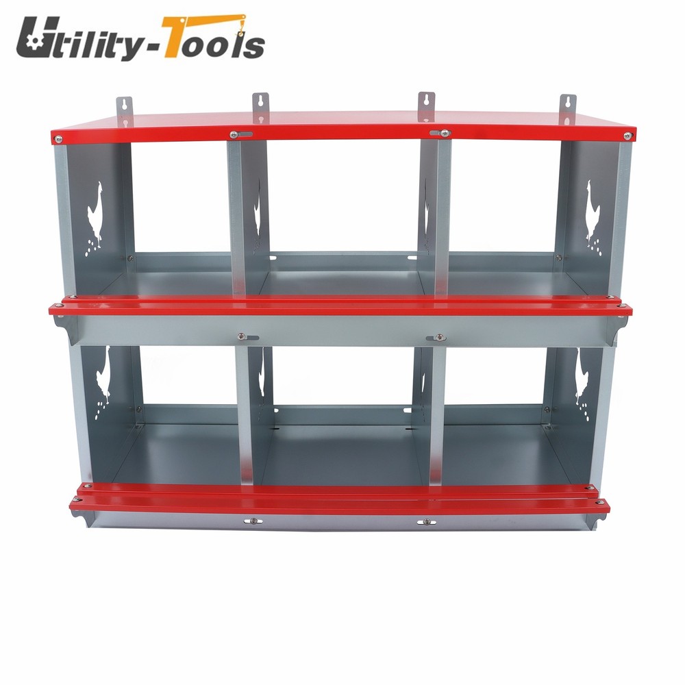 Durable Materials Nesting Box Chicken Laying Boxes 6 Compartment Nesting Boxes