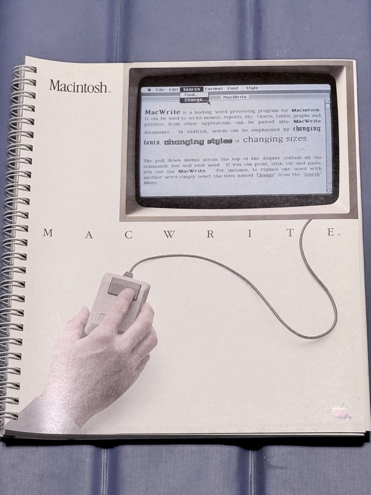 Apple 1984 MacWrite and MacPaint User's Manuals