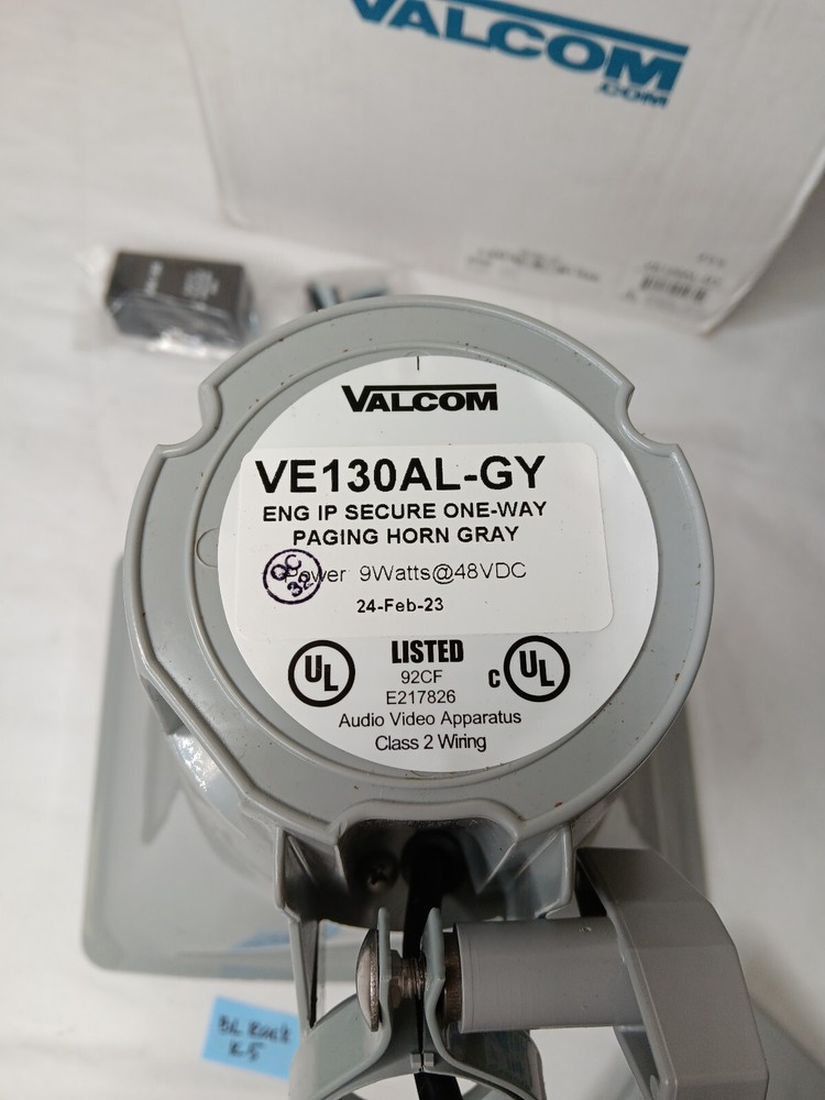 Valcom VE130AL-GY One-Way PG Horn
