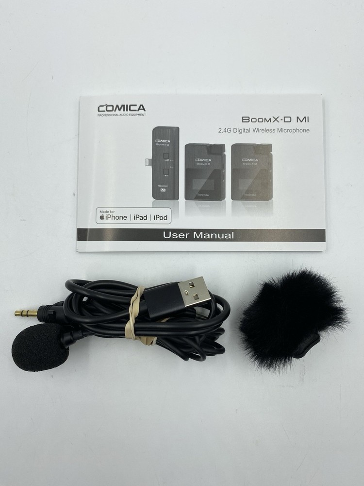 COMICA BoomX-D 2.4G Digital Wireless Microphone (1 Transmitter & 1 Receiver)