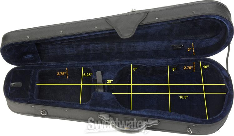 Howard Core CC397 Shaped Viola Case - 16-inch