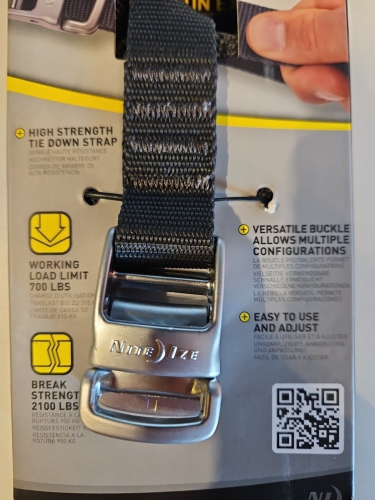 Nite Ize Cam Jam Tie Down Strap 12ft(3.66M)