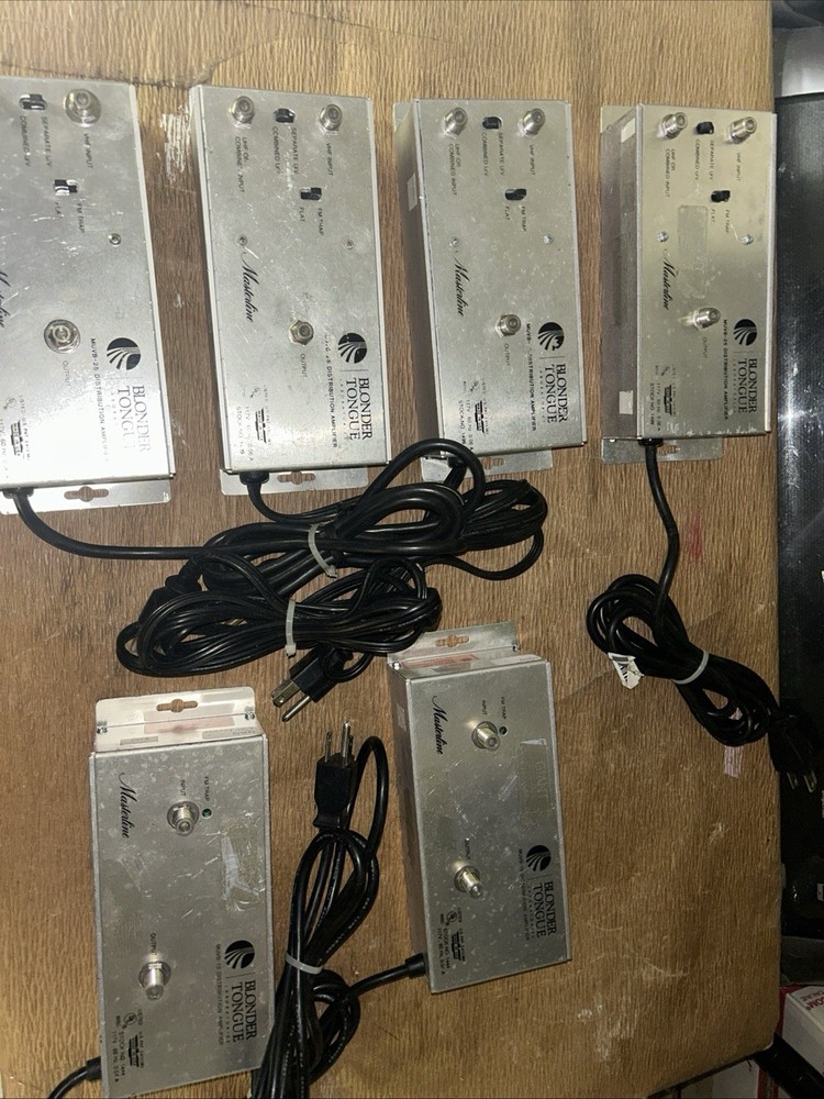 6 PCS. Masterline MUVE -25 Distribution Amplifier