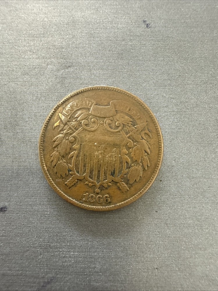 1866 2c Two Cent Piece #10705