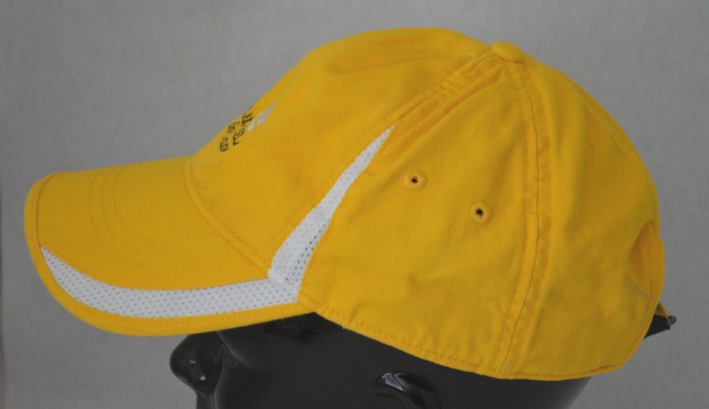 Lake Chelan Golf Course Cap Hat Adjustable Yellow White OSFM