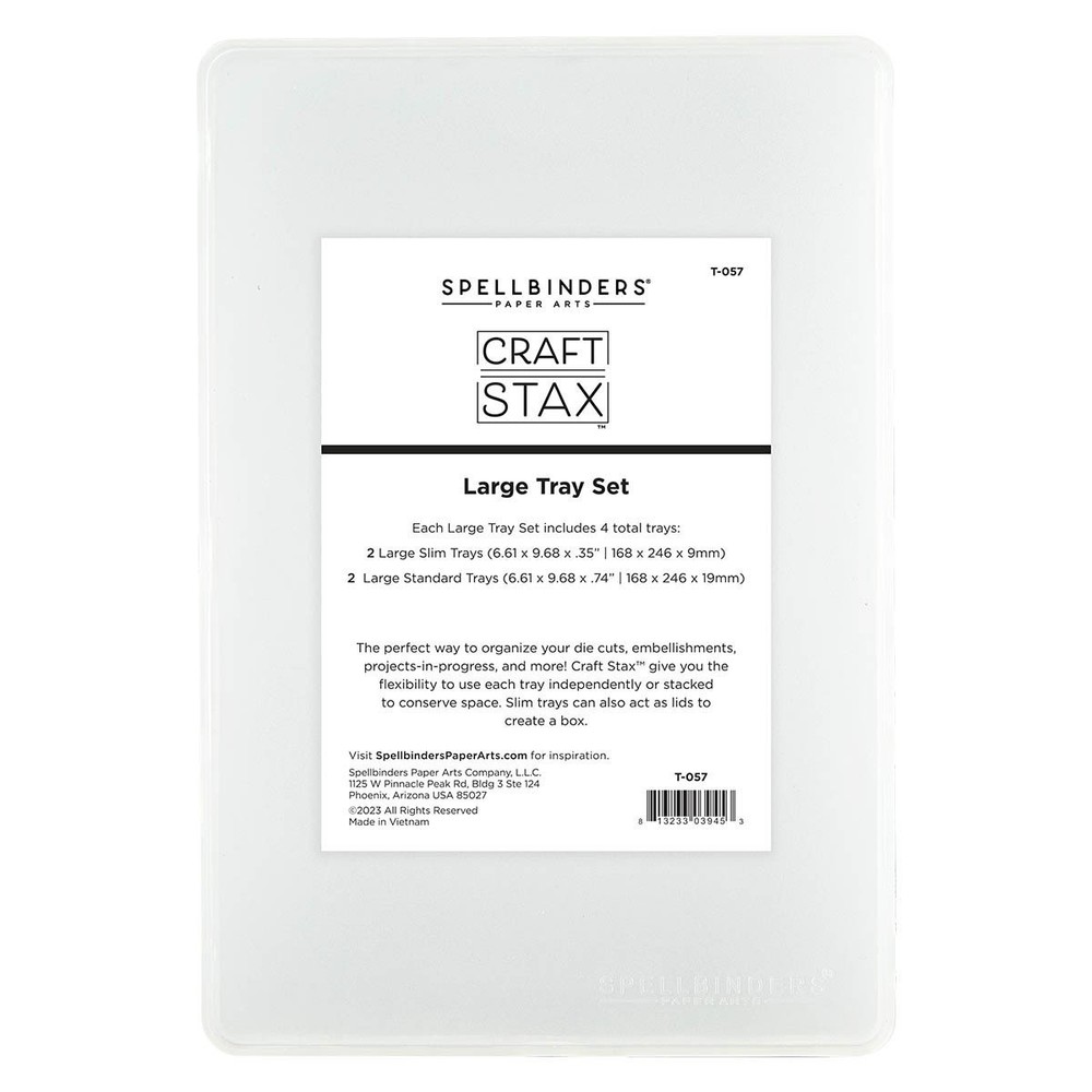 Spellbinders Craft Stax Tray Set-Large