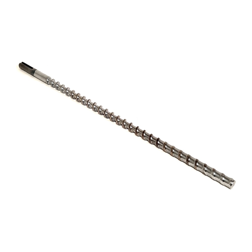 Davis Standard 3/4" Extruder Feedscrew 25-3/4" Long, 21" Screw, 4mm Thread Width