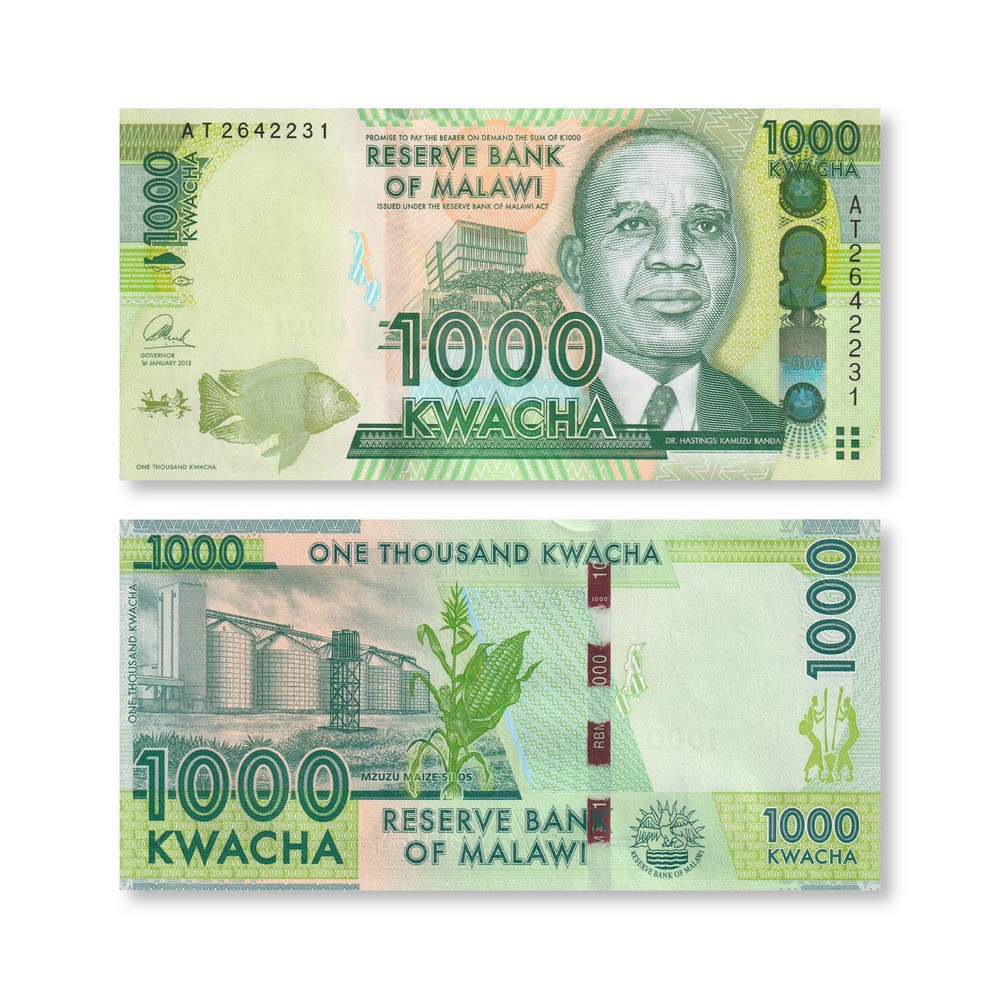 Malawi 1000 Kwacha, 2013, B155b, P62b, UNC