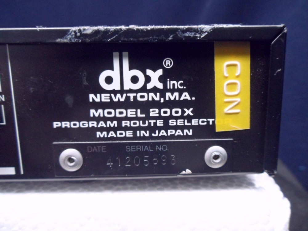 DBX 200X Tape Selector Switch / Program Route Selector - Japan