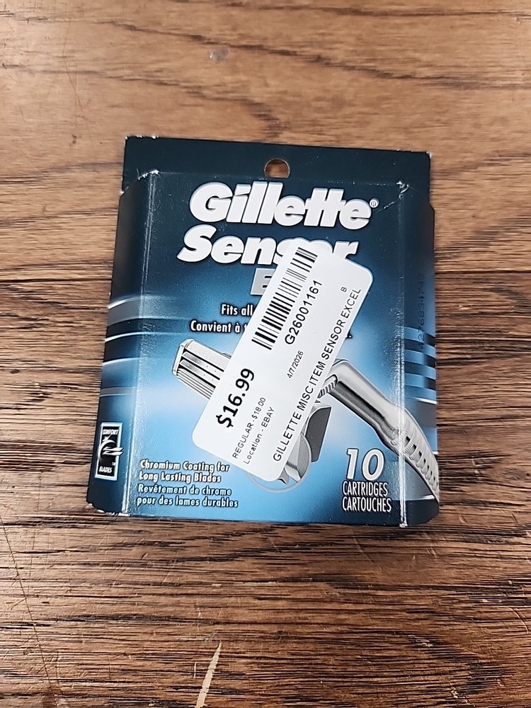 Gillette Sensor Excel Shaving Cartridges - Pack of 10