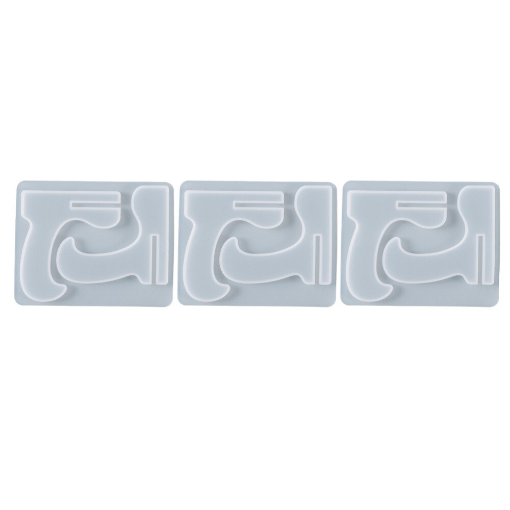 3PCS Silicone Phone Support Molds Practical Phone Rack Molds DIY Molds