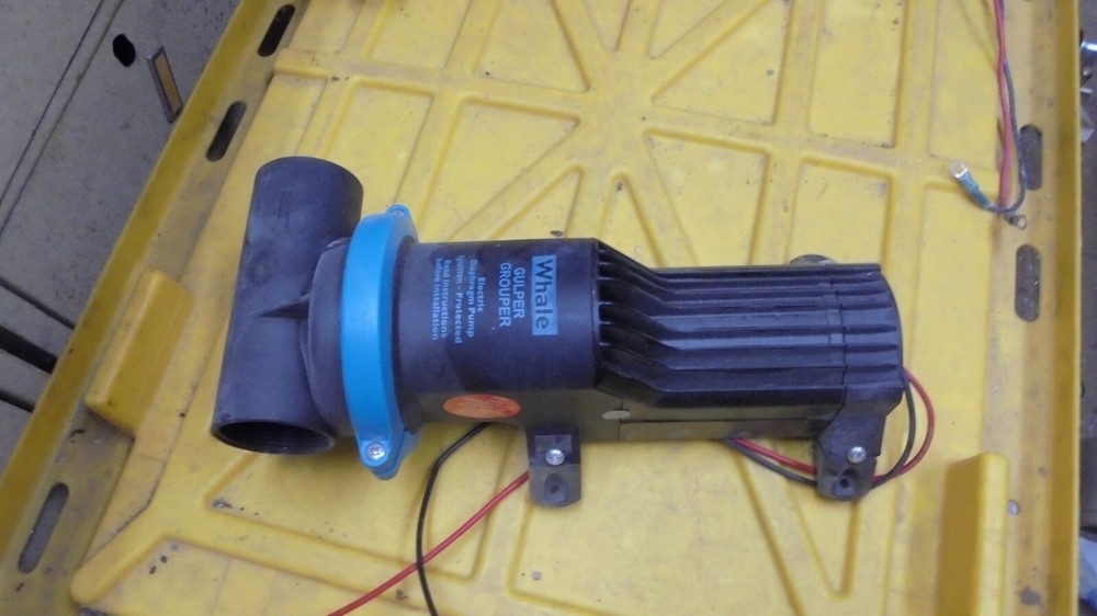 Whale   Electric Gulper GROUPER Toilet Waste Pump, 12V AS SHOWN