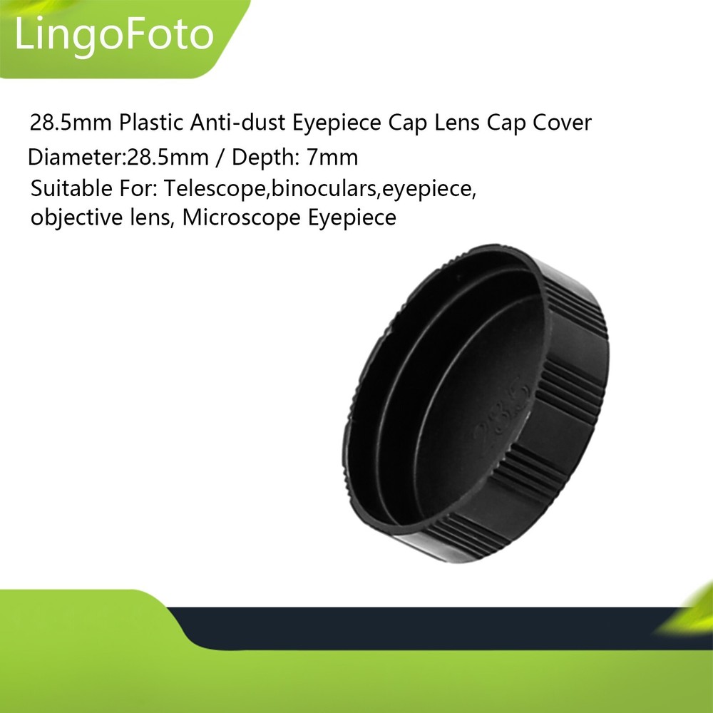 28.5mm Plastic Eyepiece Cap Lens Cap Cover For Telescope Binocular Microscope