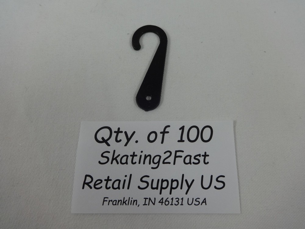 Black Plastic Sock Hanger Hook Retail Shopping Supply
