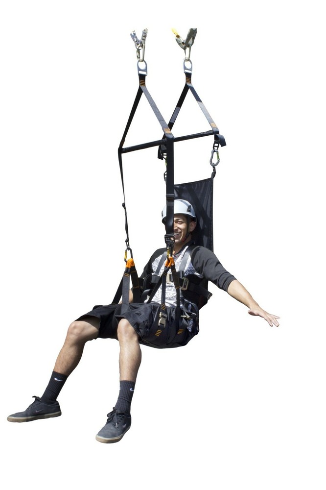 FUSION CLIMB ROAR ZIP LINE RIDER HARNESS W/HEAD SUPPORT