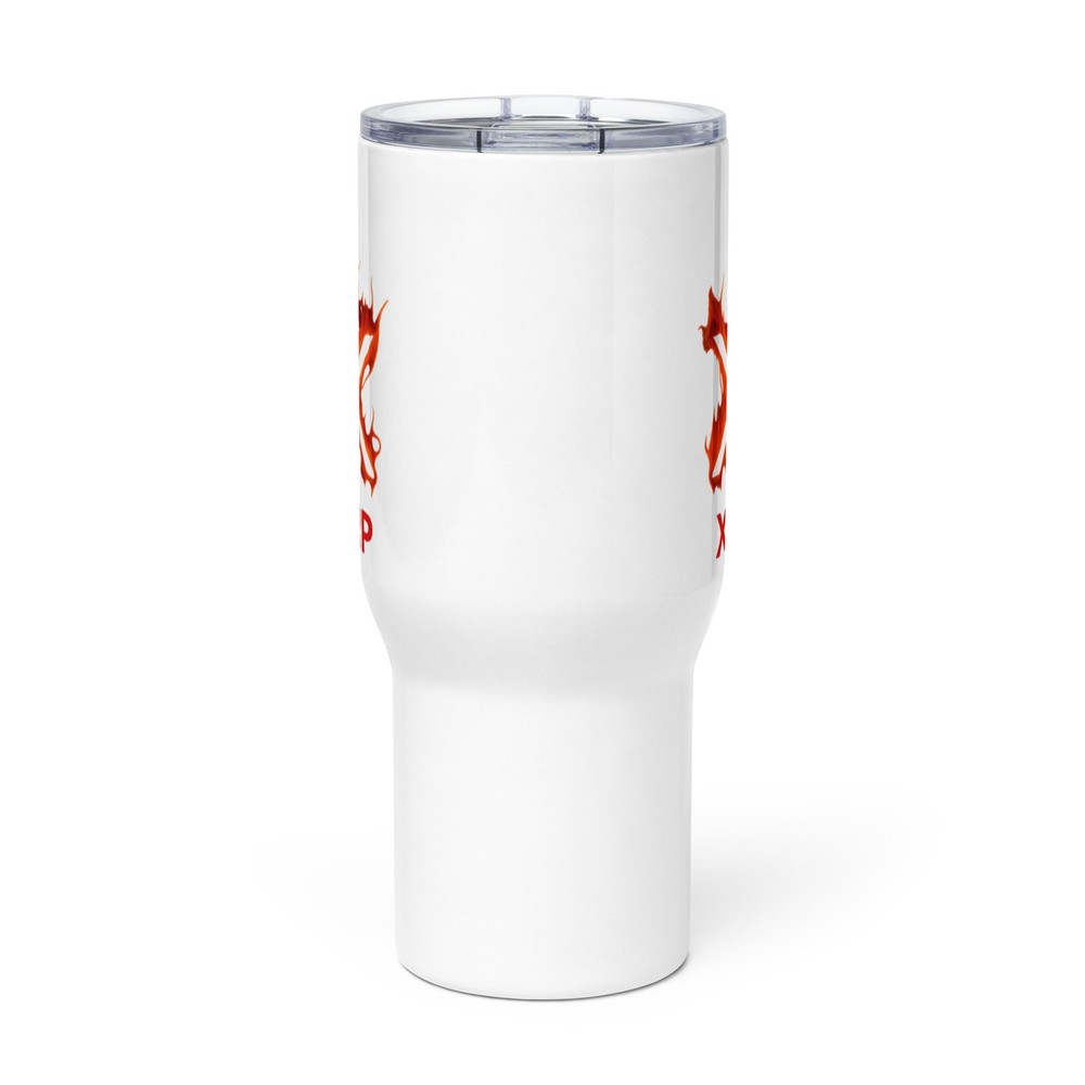 XRP Travel mug with a handle