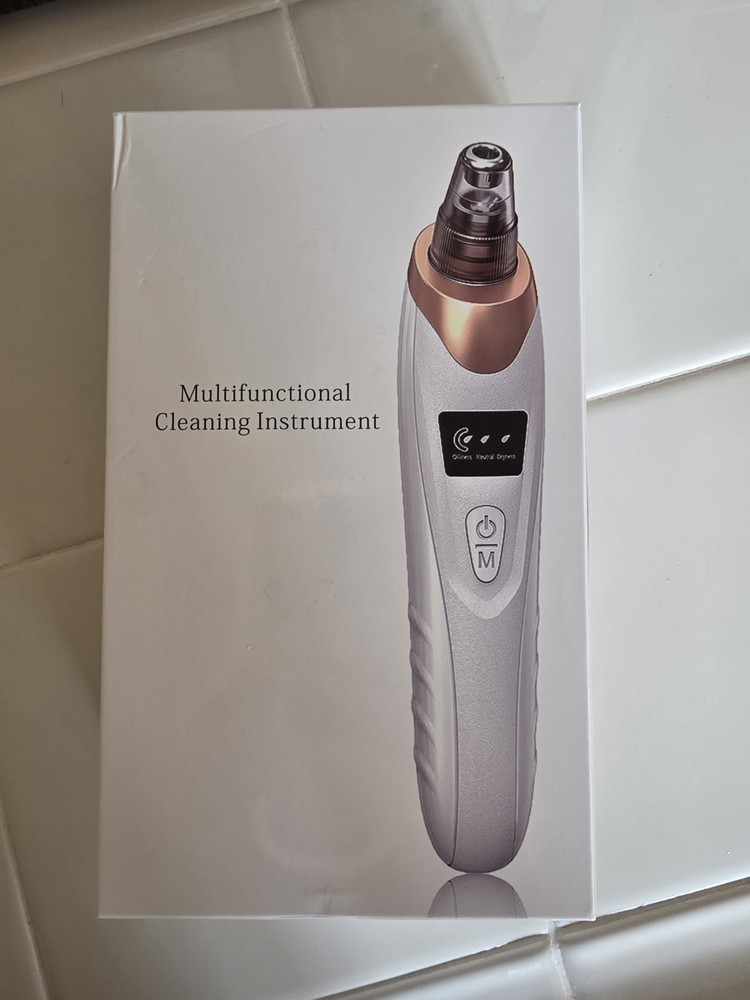 Multifunctional Microdermabrasion Device USB Rechargeable Multiple Heads White …