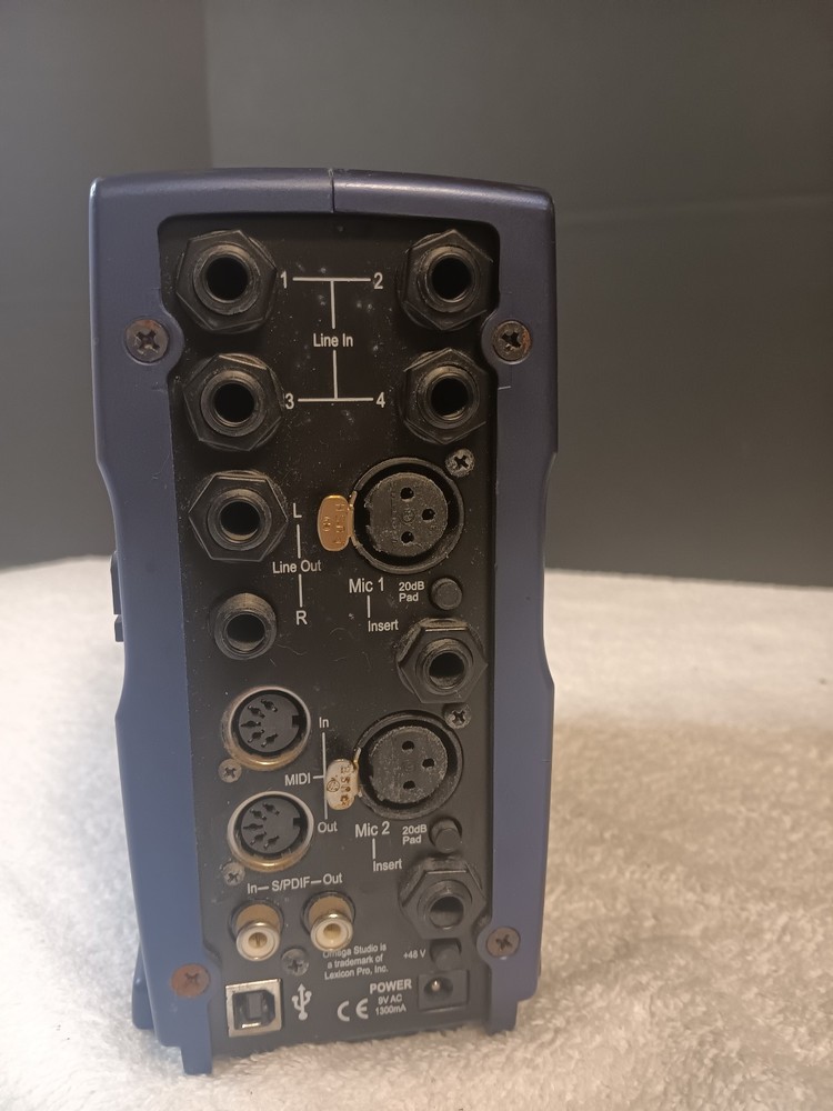 Lexicon Omega Desktop Recording Studio No Power Adapter